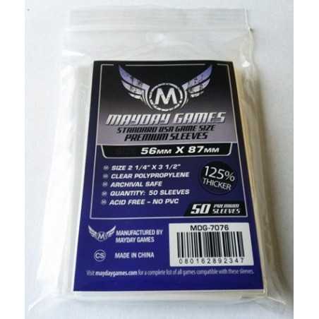 56 X 87 MM Premium Mayday USA (purple) Card Sleeves