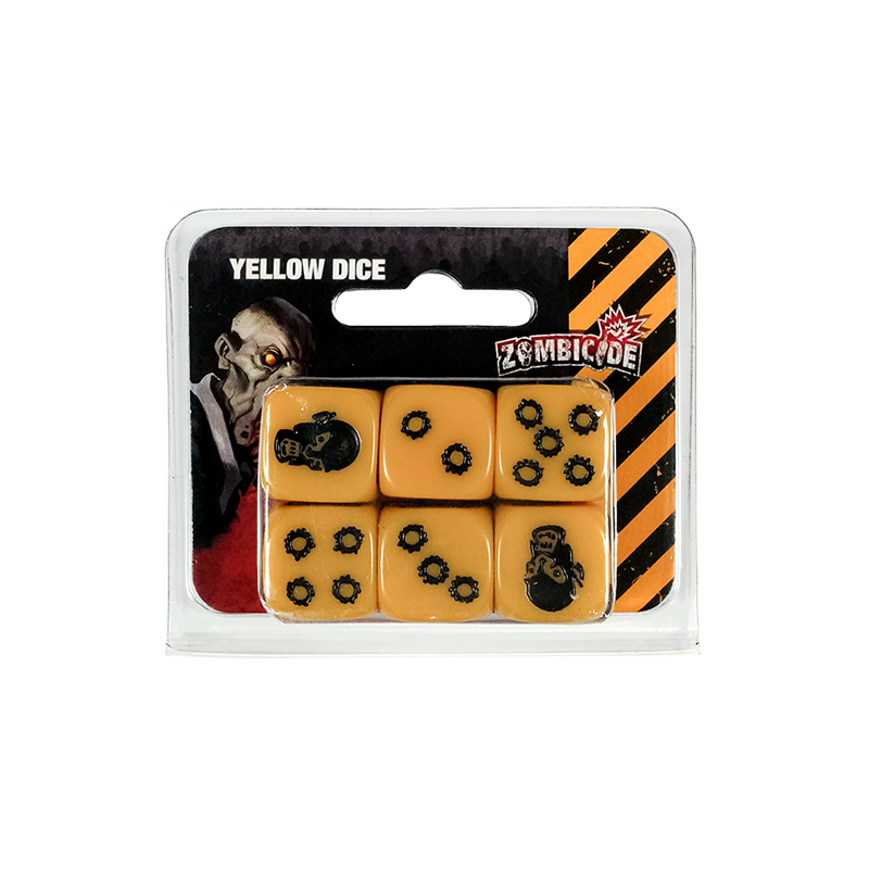 Zombicide yellow dice