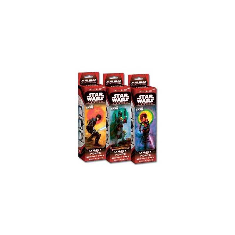 Star Wars miniaturas Legacy of the Force booster