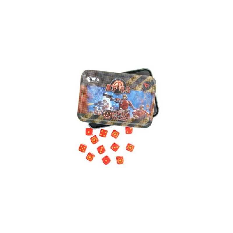 AT-43 Red Blok Dice Tin