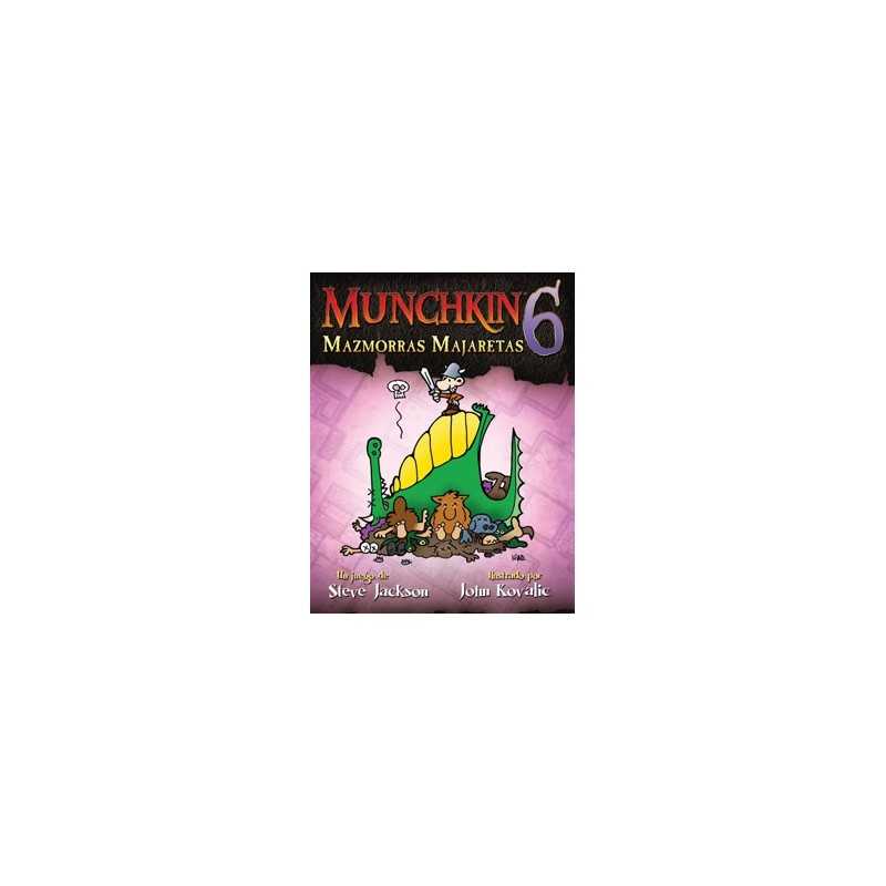Asmodee Juego De Mesa Munchkin 6: Mazmorras Majaretas Español Multicolor
