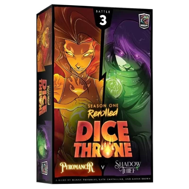 Comprar Dice Throne: Piromante vs Ladrón Sombrío - Juego de mesa - Mono de  Juegos