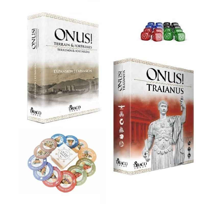 Onus Traianus Pack + Terrenos y Fortalezas 2ª Edición + EXTRAS