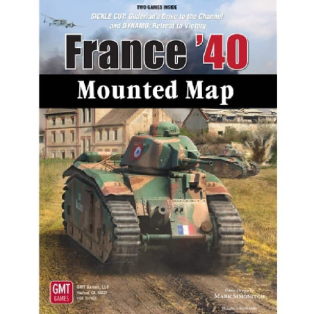 PREORDER France '40 Mounted Map