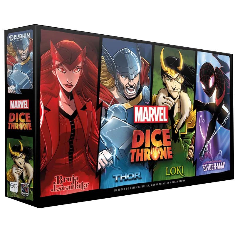 MARVEL Dice Throne juego de mesa de dados spiderman