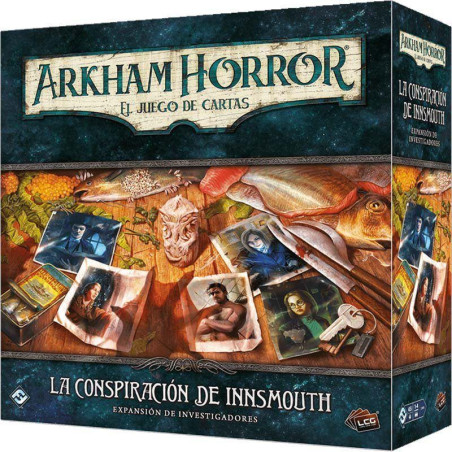 PREVENTA La conspiración de Innsmouth expansión de investigadores Arkham Horror LCG