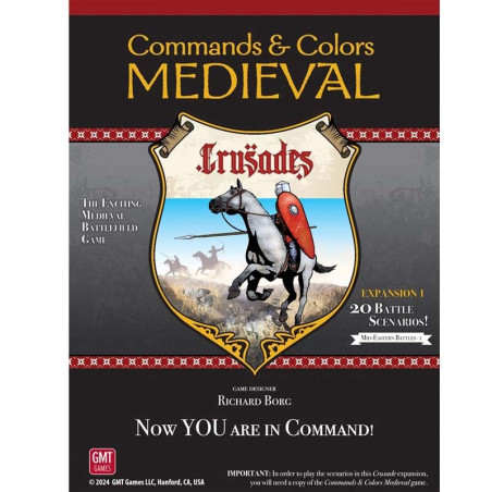 PREORDER Commands & Colors: Medieval Expansion 1 Crusades Mid-Eastern Battles I