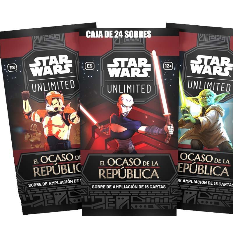 Star Wars Unlimited El ocaso de la República (Caja completa)