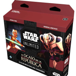 PREVENTA Star Wars Unlimited El ocaso de la República Caja inicio