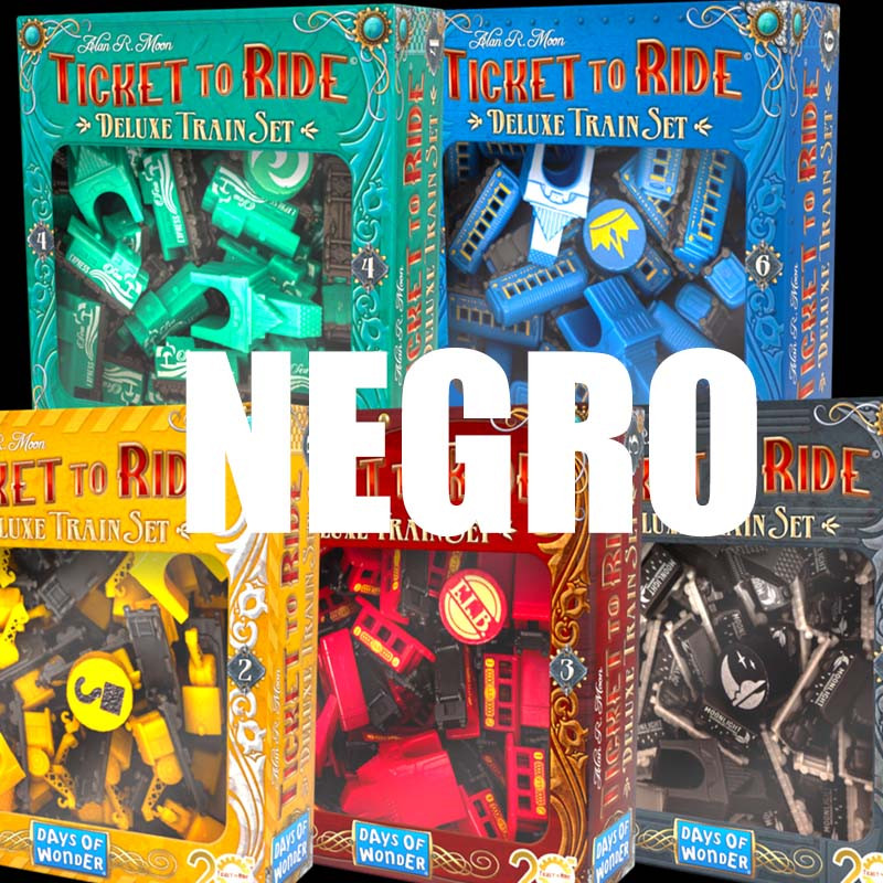 Aventureros al Tren NEGRO Deluxe train set