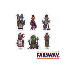 Faraway Meeples de madera