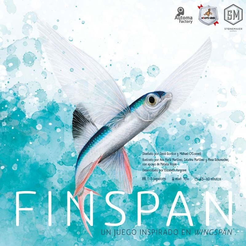 Finspan un juego de mesa de peces al estilo Wingspan