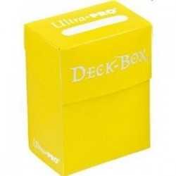 Solid Deck Box Amarilla (caja para cartas enfundadas)