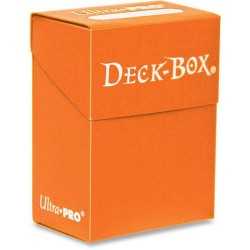 Solid Deck Box naranja (caja para cartas enfundadas)