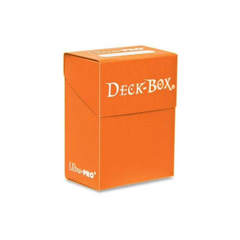 Solid Deck Box naranja (caja para cartas enfundadas)