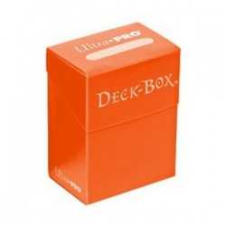 Solid Deck Box naranja (caja para cartas enfundadas)