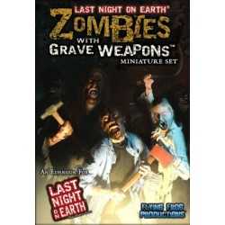 Zombies with Grave Weapons Mini Set Last Night on Earth