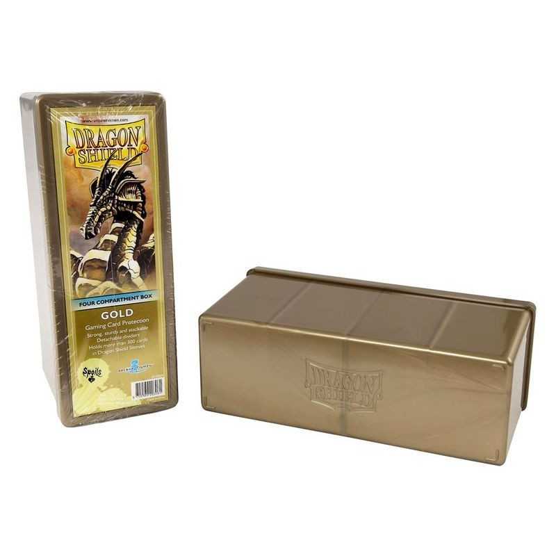 Storage Box 4 compartimentos Oro